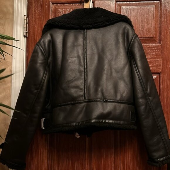 ZARA DOUBLE-SIDED BELTED JACKET - Picture 16 of 16